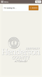 Mobile Screenshot of countyattorney.hendersonky.us